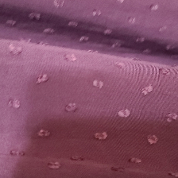 Ann Taylor Loft Dress Summery Lightweight Plum Purple Swiss Dots Size XS EUC - Picture 3 of 9